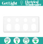 Clipsal - C2015D4CWE - COVER PLATE - White Cover only C2015D4CWE