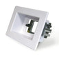 Repelec  Recessed Wall Box 1 Gang White | RECWP1WH