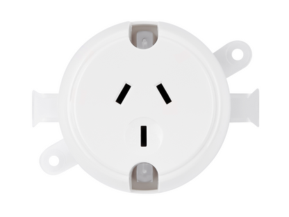 1 -50PC Surface Socket Plug Base 10A Electrical Outlet for Downlight Fan Sockets