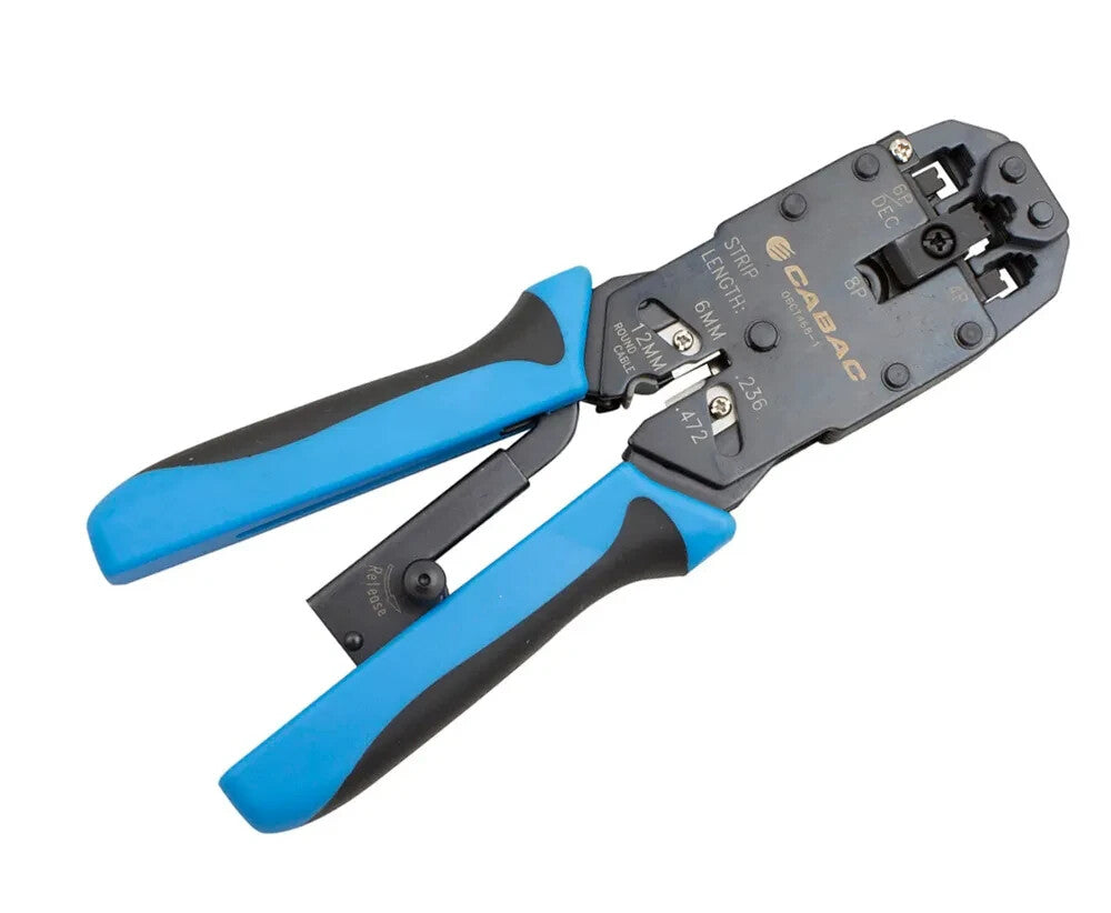 Cabac - 06CT468-1 - Professional Modular Connector Crimper Tool RJ11 RJ12 RJ45