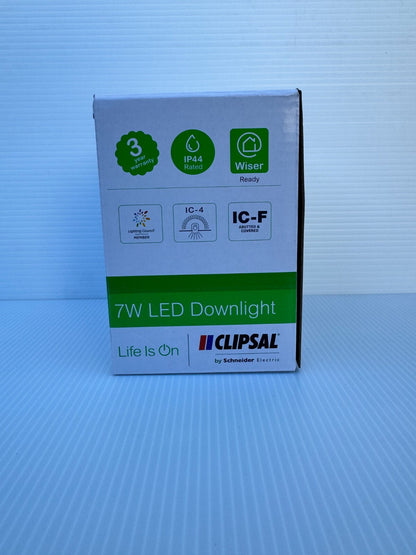 15 X Clipsal TPDL1C3 7W LED Downlight TRI COLOUR White BRAND NEW