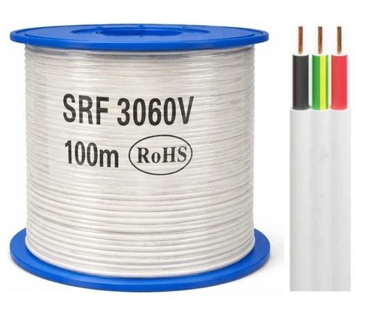 ELECTRA 6mm Twin & Earth 3 Core Electrical Cable Wire TPS CUT TO SIZE