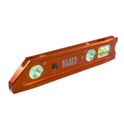 KLEIN TOOLS Aluminum Torpedo Level  High-visibility Orange 935RBLT