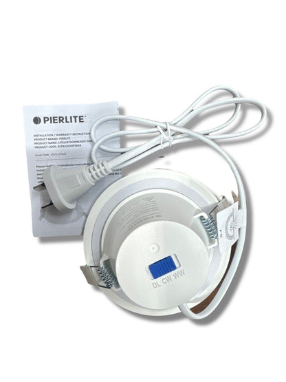 18 Pack - Pierlite Litelux Downlight Gen 4 - 7W TRICOLOR - DLP63/4/65FWG4