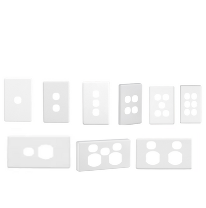 Clipsal Classic White Cover Plates Classic C2000 Series Switch Plate Covers