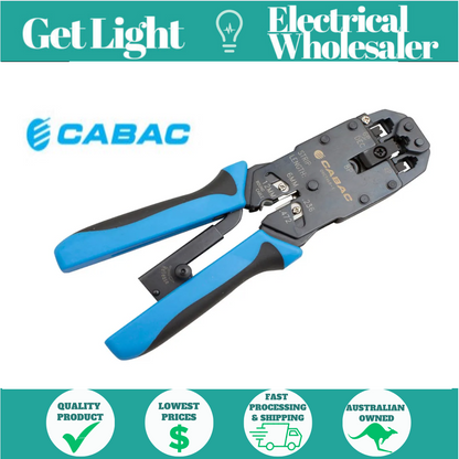 Cabac - 06CT468-1 - Professional Modular Connector Crimper Tool RJ11 RJ12 RJ45