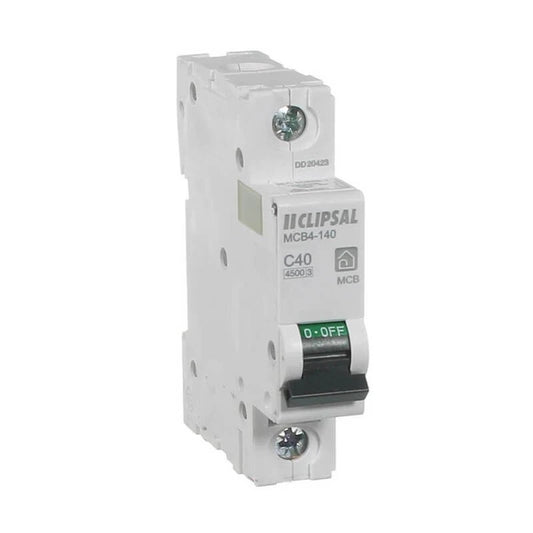 Clipsal MCB4-140 Resi Max Circuit Breaker 40A Single Pole 4.5kA