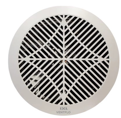 IXL Eco Ventflo 250mm Extraction Fan Bathroom Exhaust Fan 10333 - EASY PLUG IN