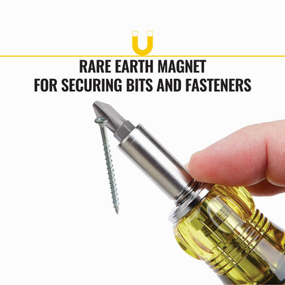 Klein Tools 32303 Multi-Bit Screwdriver/Nut Driver, Impact Rated 14-In-1