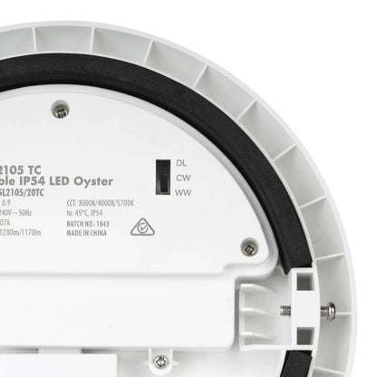 SAL National Led Oyster Disc 25W Ctc 300Mm O/D White - SL2105/30TC