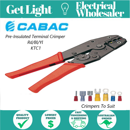 CABAC Pre-Insulated Terminal Crimper KTC1