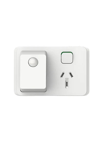 Clipsal Iconic Range - Light Switches + Power Points (GPO) + More - Vivid White