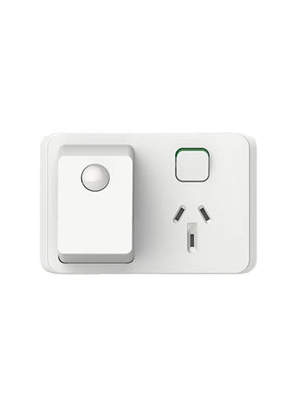 Clipsal Iconic Range - Light Switches + Power Points (GPO) + More - Vivid White