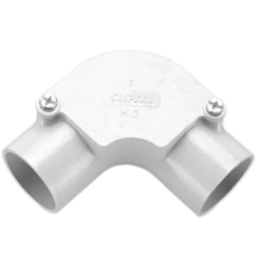 Clipsal 244/50 PVC Conduit Inspection Elbow 50mm Grey