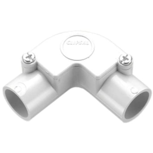 Clipsal 244/16 PVC Conduit Inspection Elbow 16mm Grey
