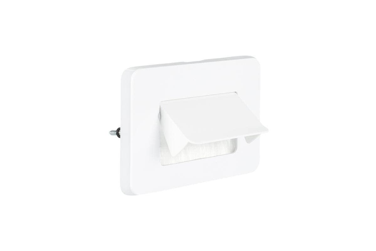 Clipsal 3040CEP-VW Iconic Cable Entry Plate Horizontal Mount Vivid White