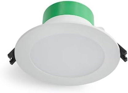 Atom Downlight 8 Watt 90mm Dimmable White AT9039/WH/F/TRI   FLUSH