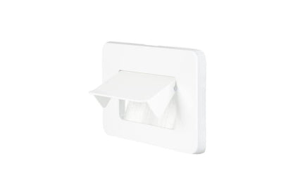 Clipsal 3040CEP-VW Iconic Cable Entry Plate Horizontal Mount Vivid White
