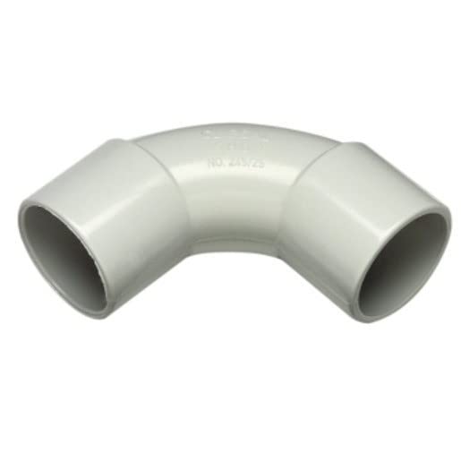 Clipsal 245/25 PVC Conduit Solid Elbow 25mm Grey