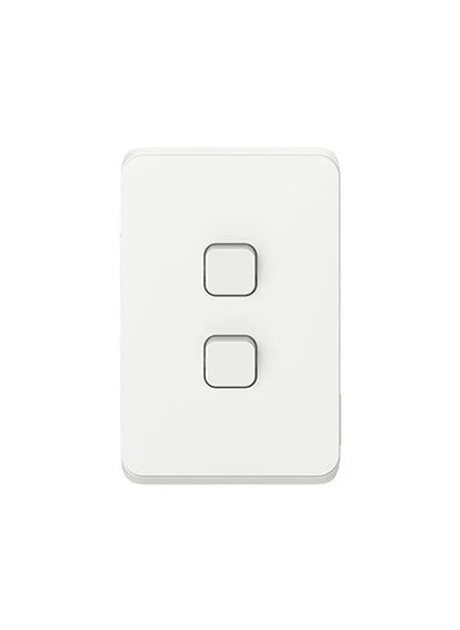 Clipsal Iconic Range - Light Switches + Power Points (GPO) + More - Vivid White