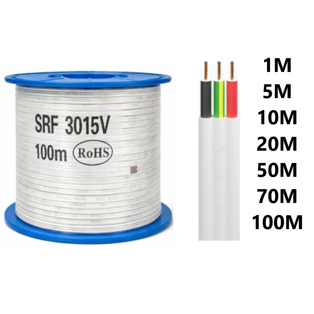ELECTRA 1.5mm Twin & Earth 3 Core Electrical Cable Wire TPS CUT TO SIZE