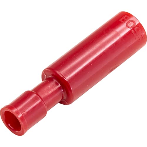 Cabac FBC1.25DG Female Bullet Connector Red 0.5-1mm - 25 Pack