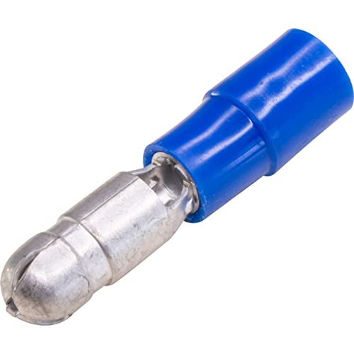 Cabac MBC2DG Male Bullet Connector Blue 1-2.5mm - 50 Pack