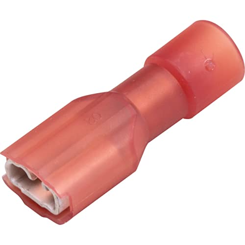Cabac FIQC1.25-4.8 Female Insulated Quick Connect Terminal Red 4.8mm 0.5-1.6mm - 50 Pack