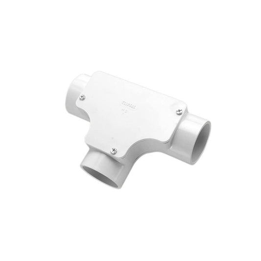 Clipsal 246/50 PVC Inspection Conduit Tee 50mm Grey