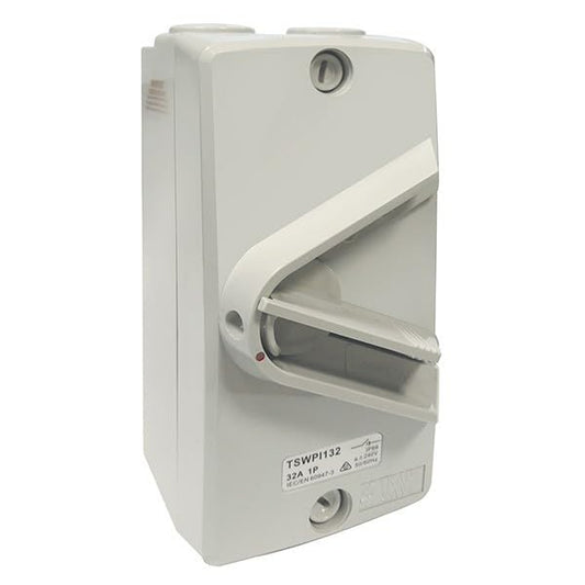 Tradesave 440V 63A IP66 3 -Pole Weatherproof Isolator Switch