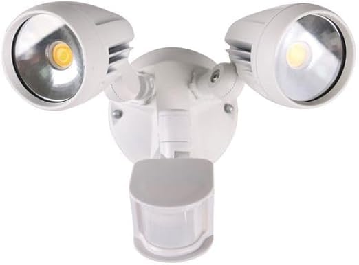Domus 25064 Muro-Pro-30S LED Sensor Security Spotlight 30W Tri-Colour White