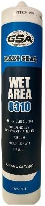 GSA 6950W Wet Area Neutral Cure Plumbing Silicone White
