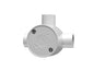 Clipsal 240/20/3D PVC Round Deep Junction Box 3 Way Entry 20mm Grey