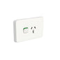 Clipsal 3015/15VW Iconic Single Switch Socket Outlet 15A Vivid White