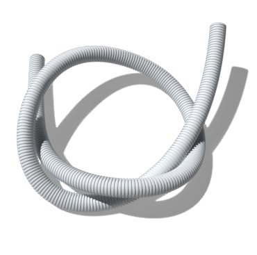 AussieDuct MC25GR Medium Duty Corrugated Conduit 25mm Grey 10 Metres