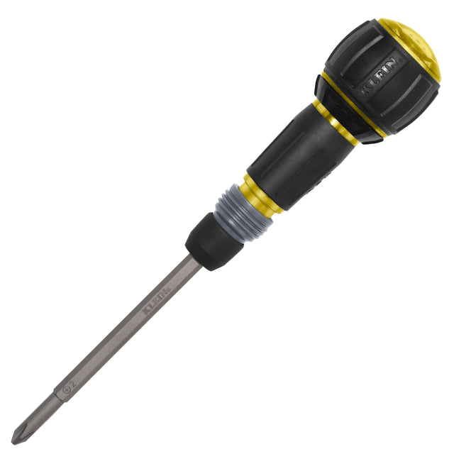 Klein Tools 32960ARCHT Ratcheting Fastbit Tru-Grip Screwdriver