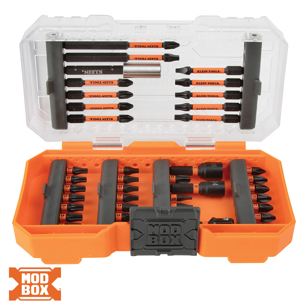 Klein Tools 33801 ProFlex Impact Driver Bit Set 40 Piece