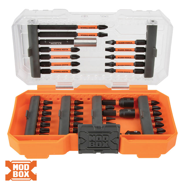 Klein Tools 33801 ProFlex Impact Driver Bit Set 40 Piece