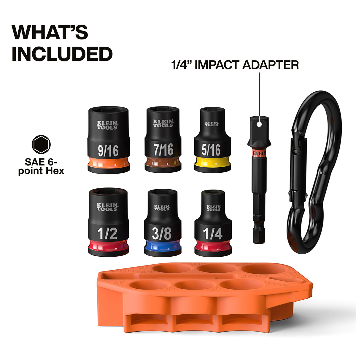 Klein 33808 SAE impact sockets