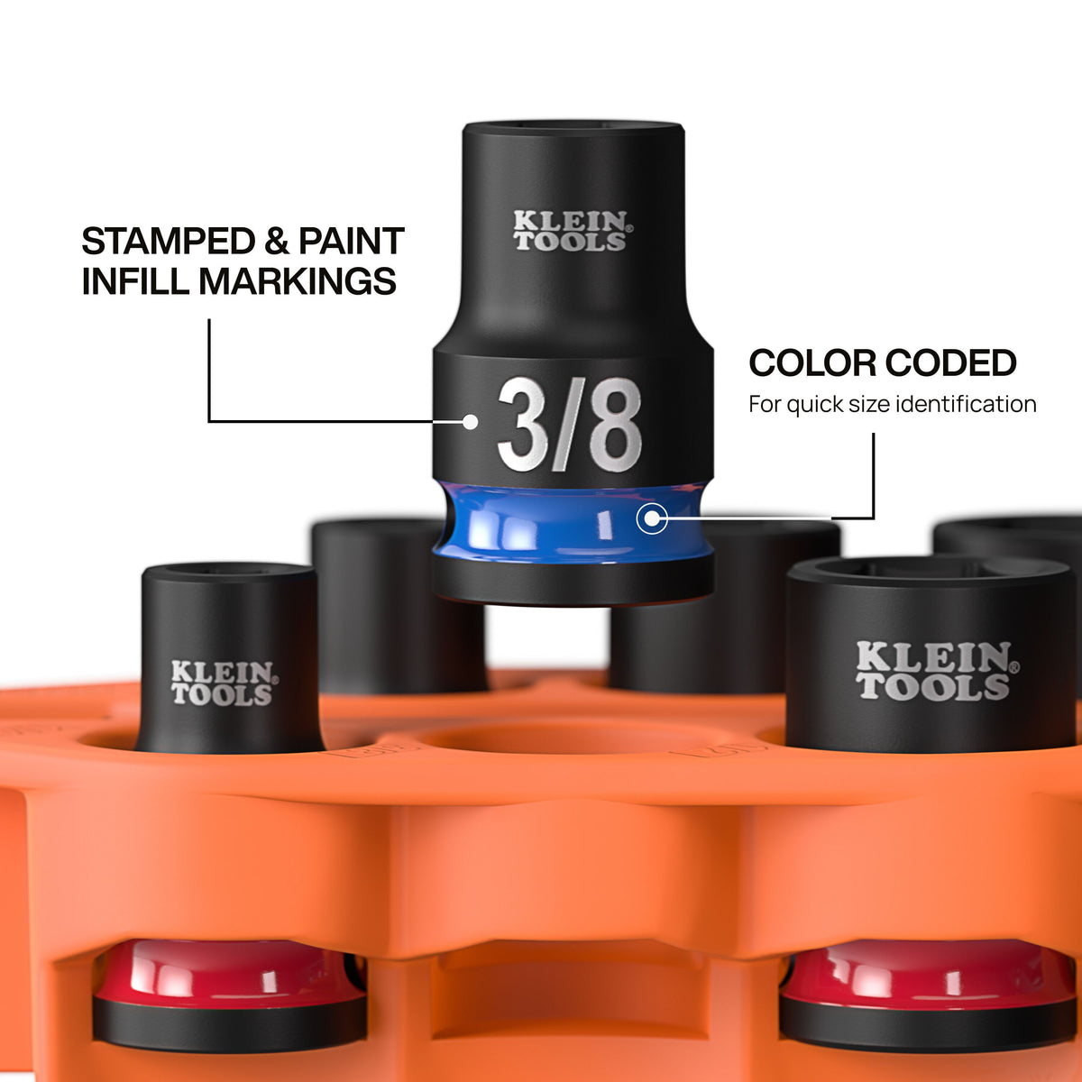 Klein 33808 colour-coded sockets