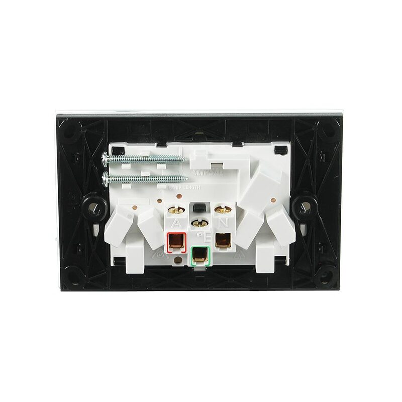 Clipsal Saturn 4025-PW - 10A Double Power Point  - Pure White