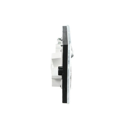 Clipsal Saturn 4025-PW - 10A Double Power Point  - Pure White