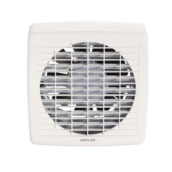 Clipsal 7107A Airflow Performance 190mm window mount pull cord exhaust fan, white