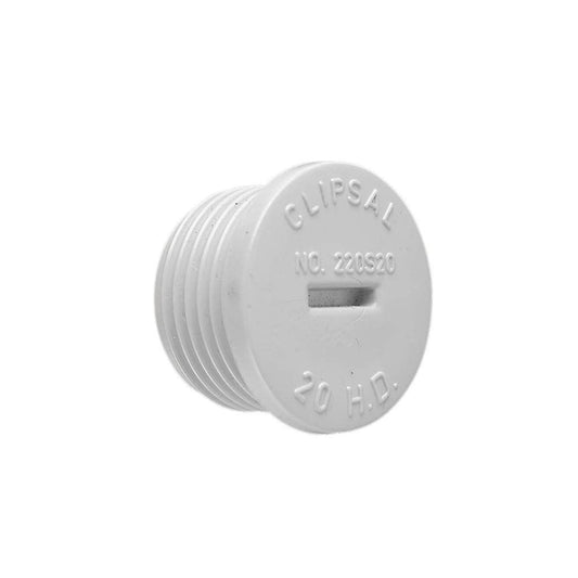 Clipsal 220S/32 PVC Screwed Conduit Plug 32mm Grey