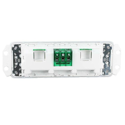 Clipsal 3015/4-VW Iconic Quad Switched Socket Outlet 10A 250V Vivid White