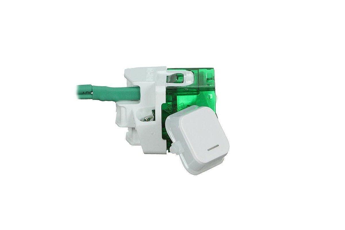 Clipsal 40MBPRL-VW Iconic LED Bell Press Return Switch Mechanism 10A 250V Vivid White