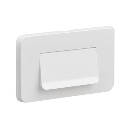 Clipsal 3040CEP-VW Iconic Cable Entry Plate Horizontal Mount Vivid White