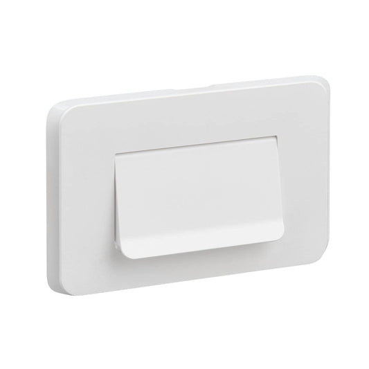 Clipsal 3040CEP-VW Iconic Cable Entry Plate Horizontal Mount Vivid White