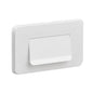 Clipsal 3040CEP-VW Iconic Cable Entry Plate Horizontal Mount Vivid White
