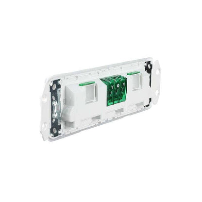 Clipsal 3015/4-VW Iconic Quad Switched Socket Outlet 10A 250V Vivid White